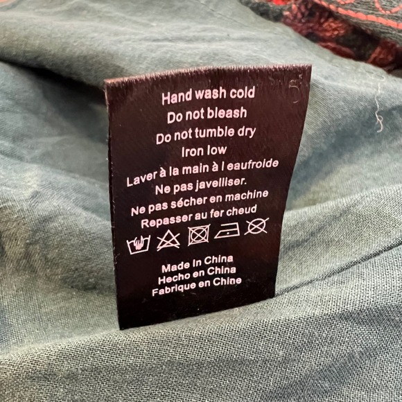 Adelyn Rae | Anthropologie Needlepoint Embroidery Garden Dress Size 6 Romantic - Picture 9 of 9